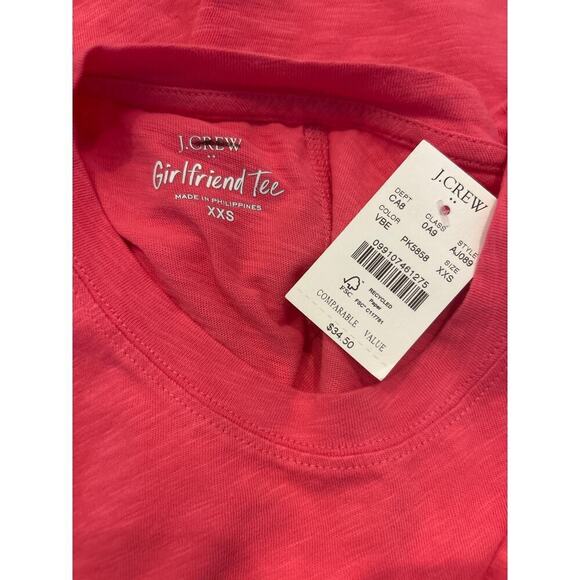 J. Crew Factory Girlfriend crewneck tee XXS - Picture 4 of 4